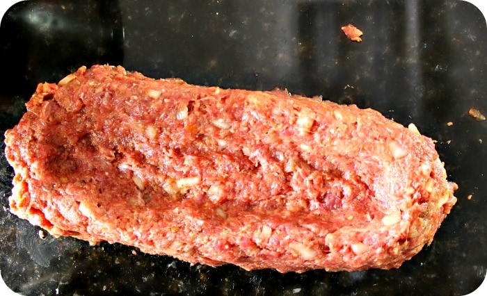 Italian Meatloaf with well