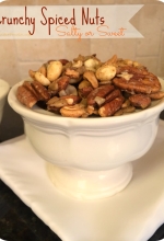 The Best Crunchy Spiced Nuts Recipe { Salty or Sweet }