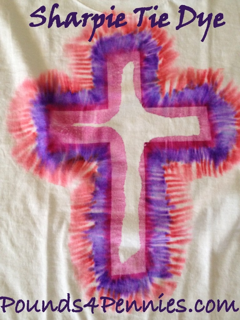 T Shirt Tie Dye With Sharpies Easy Tutorial Mainly Homemade