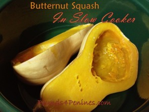 butternut squash in slow cooker