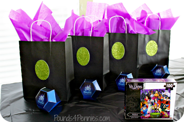 Gift Bags Disney Villains Party