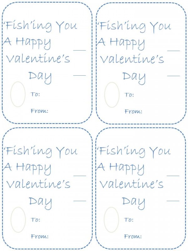 Homemade fish valentines