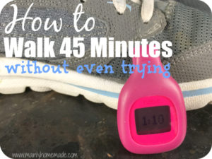 How to walk 45 minutes a day