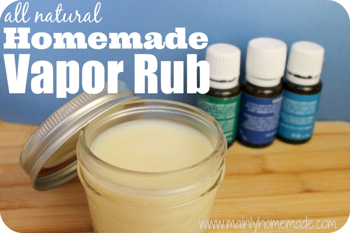 all natural homemade vapor rub