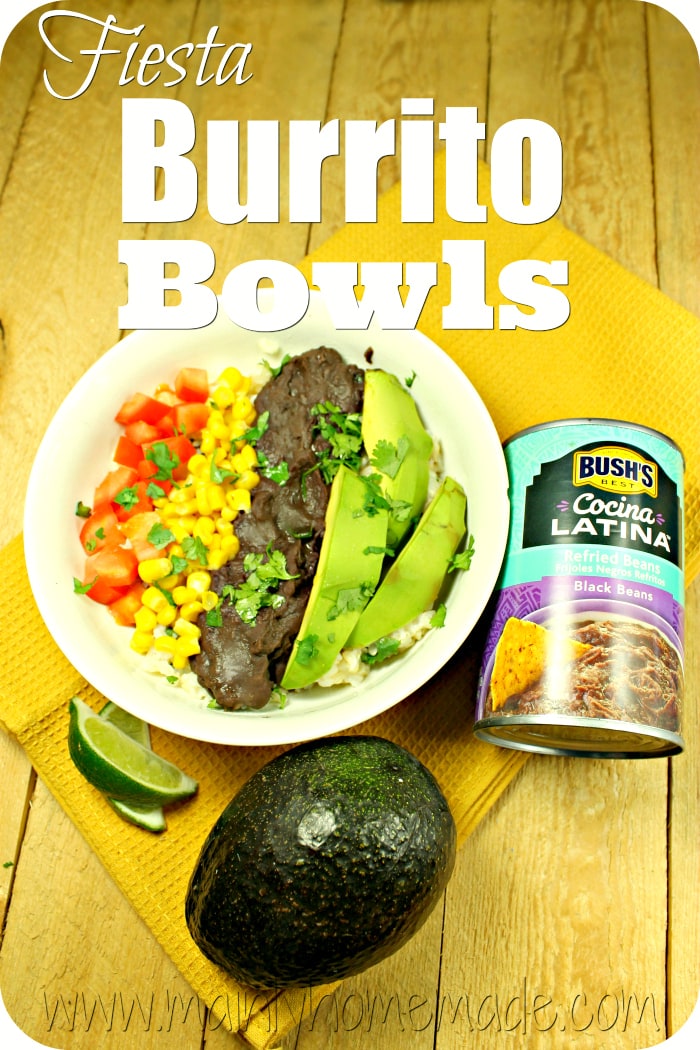Easy Fiesta Meatless Burrito Bowls 2