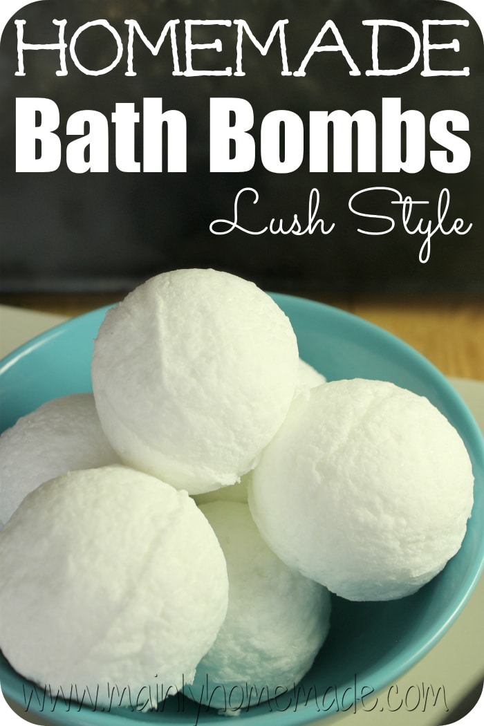 Lush Style homemade bath Bomb Recipe