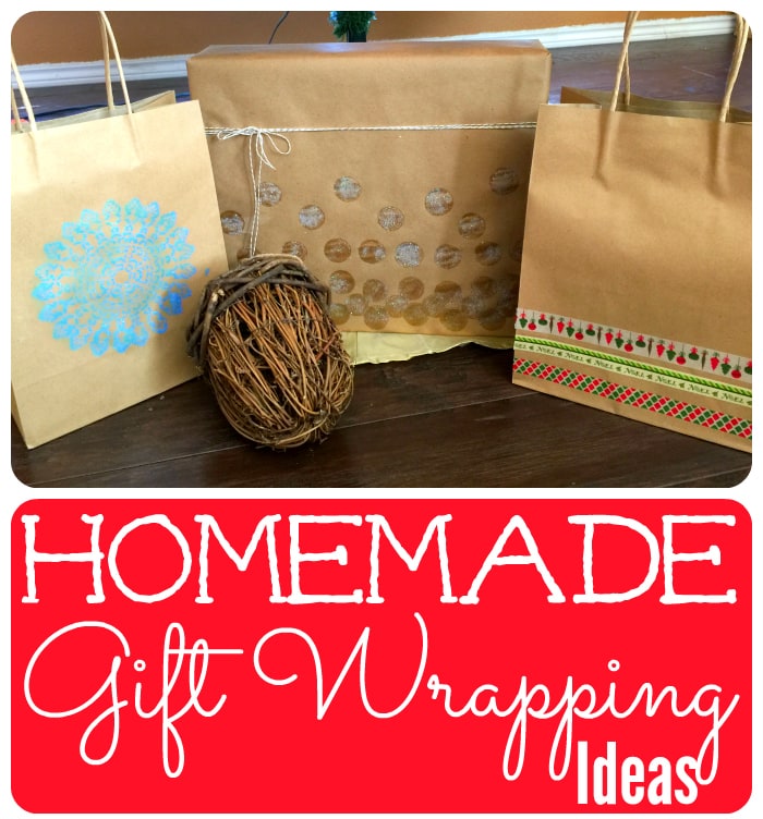 Homemade gift wrapping ideas
