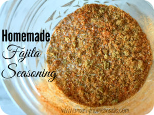 Jar of Homemade Fajita seasoning 2