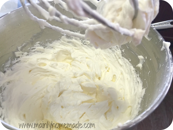 Whipped cream homemade ice cream sandwich