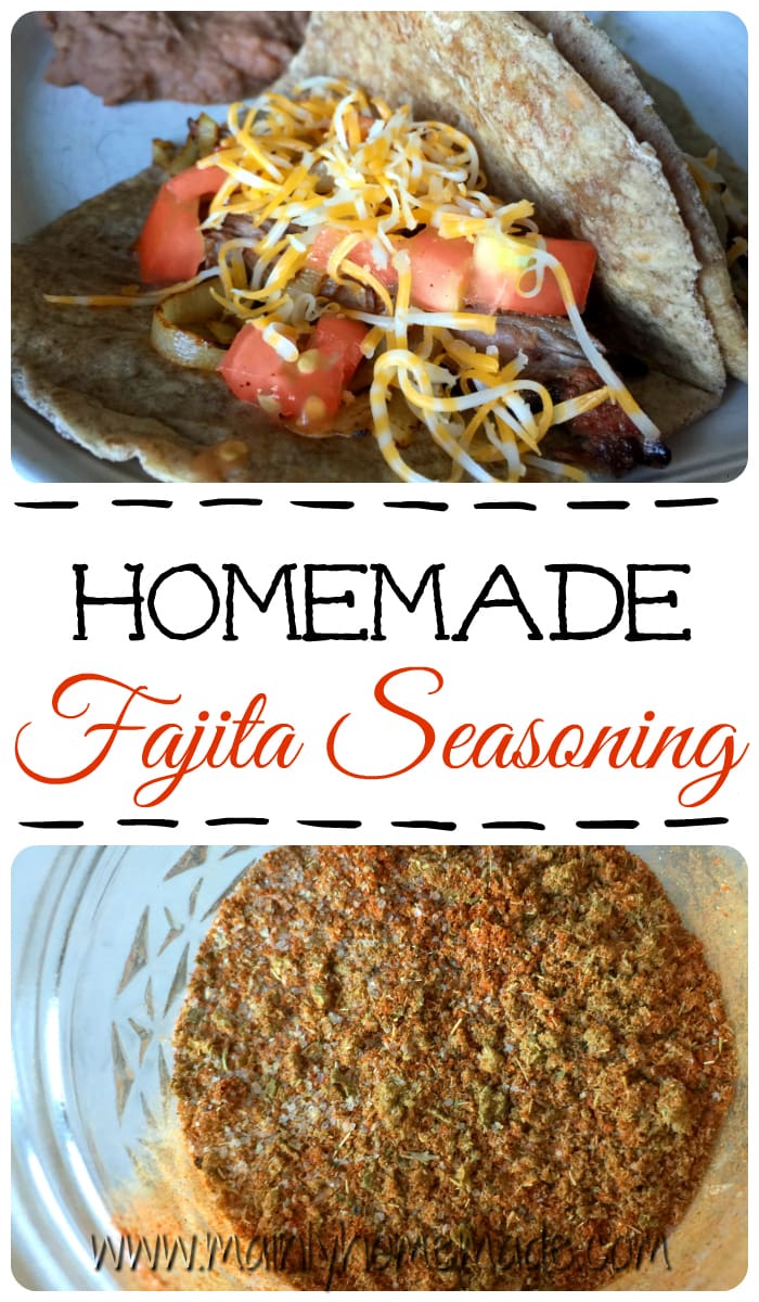 homemade fajita seasoning