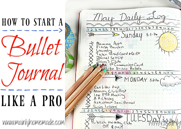 6 ways to use a bullet journal