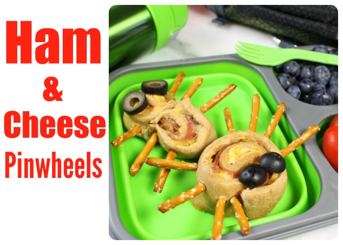 Ham and Cheese Pinwheels lunch idea