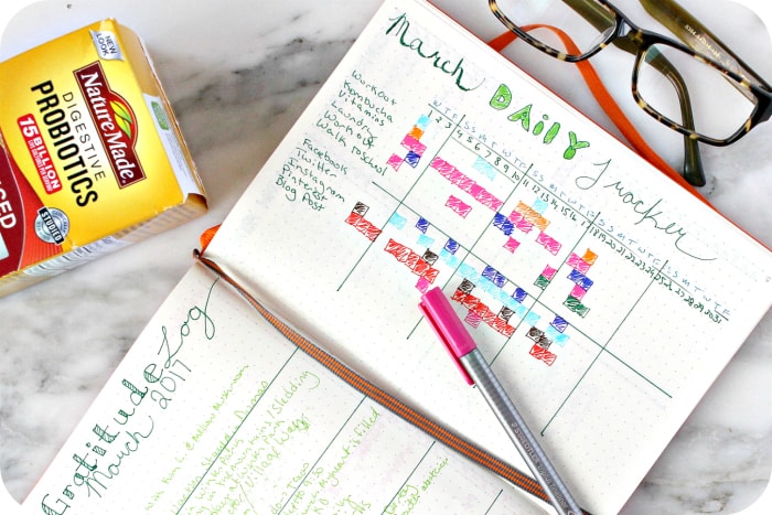 Daily Habit Tracker with Probiotics