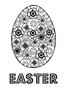Easter Egg Printable