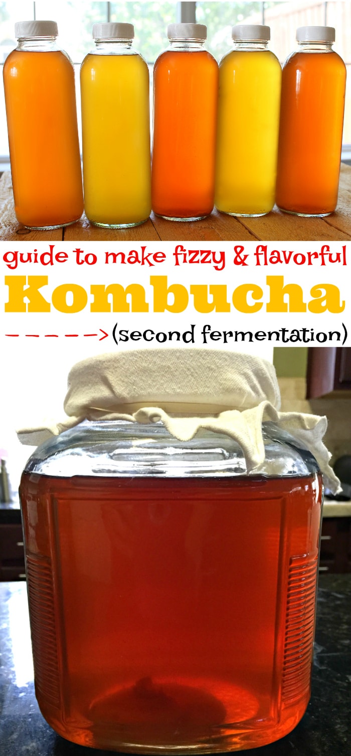 guide to make kombucha second fermentation