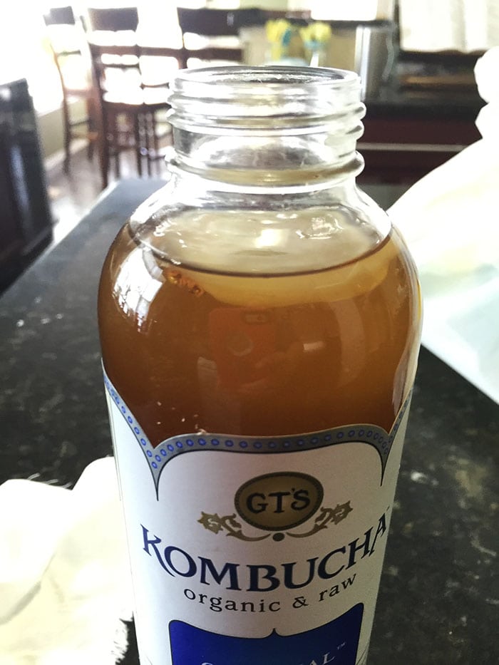 making kombucha scoby from a bottle