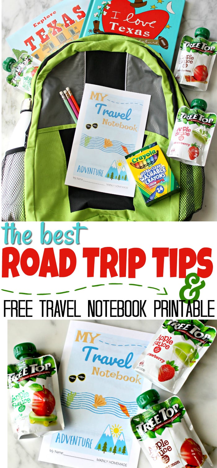 Best Road Trip Tips with Kids Travel Notebook