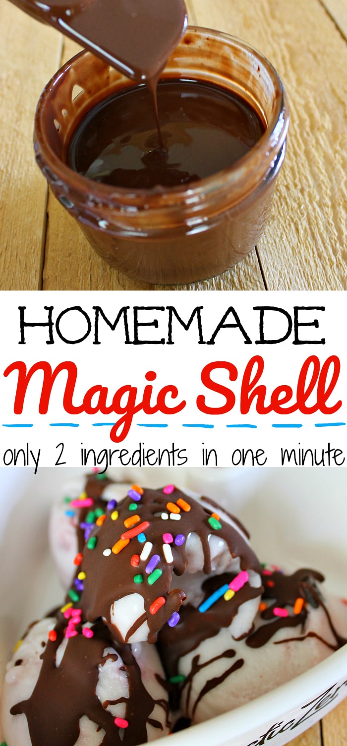 Homemade magic shell recipe