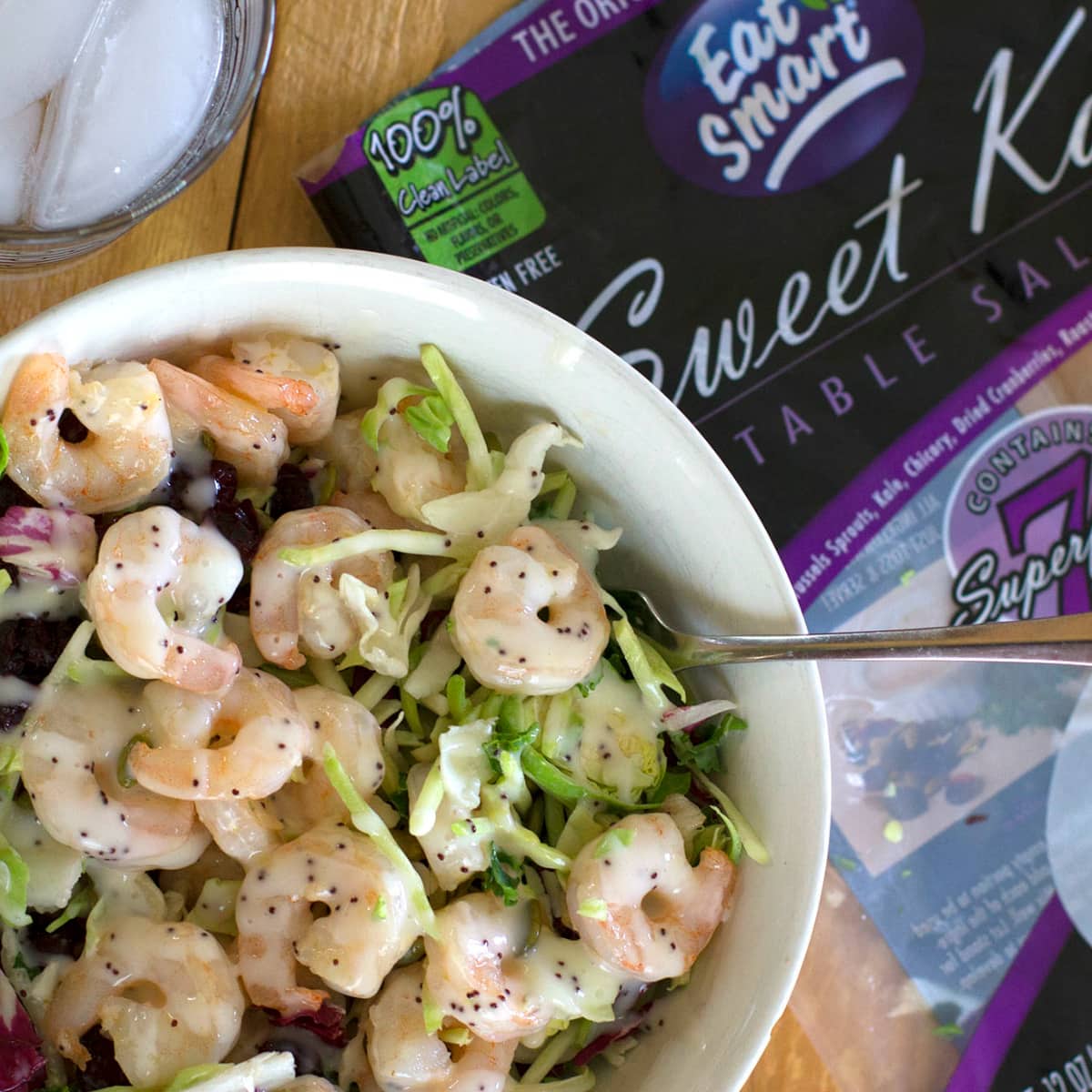 Shrimp and Kale Salad Recipe In Under 10 Minutes