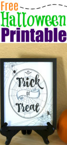 Trick or Treat Halloween Printable | Mainly Homemade