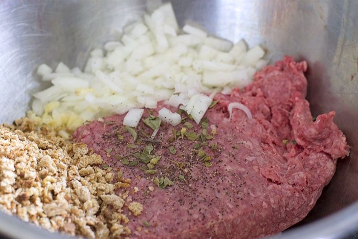 ingredients for slow cooker homemade meatballs