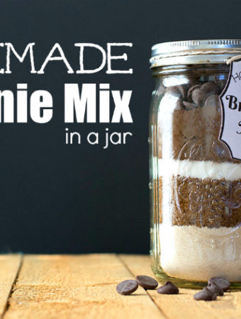 Homemade Brownie Mix in a Jar