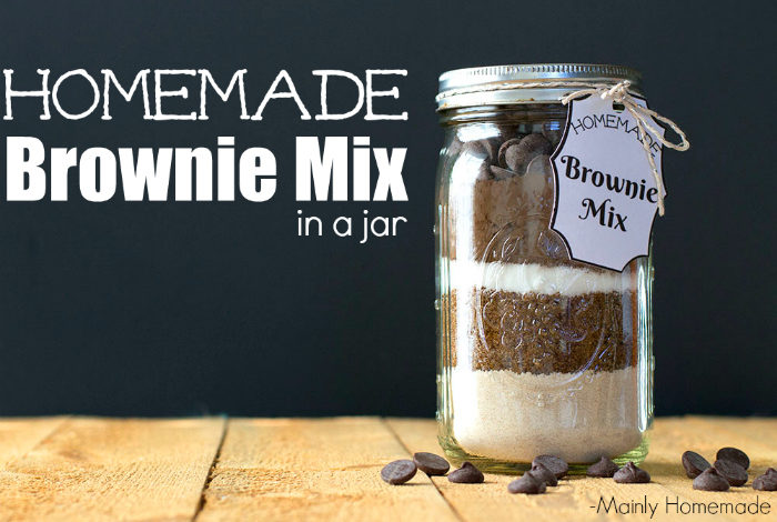 Homemade Brownie Mix in a Jar