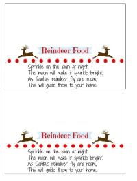 Reindeer food small