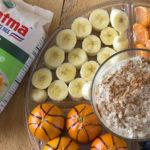 Rice pudding dip for fruit