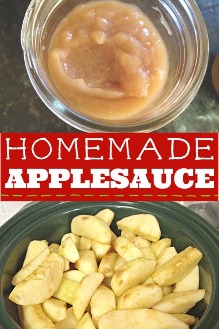 Easy Homemade Applesauce Recipe with Apple Chart